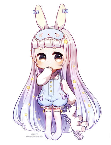 Chibi, complex colouring